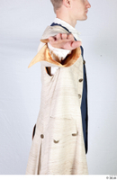 Photos Man in Historical formal suit 4 18th century Historical Clothing beige jacket upper body 0007.jpg